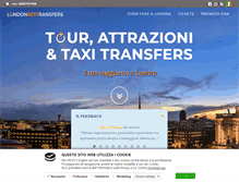 Tablet Screenshot of londonbestransfers.com